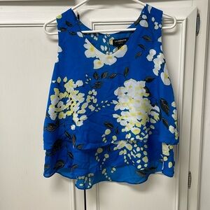 Blue No-Sleeve Blouse by Liz Claiborne